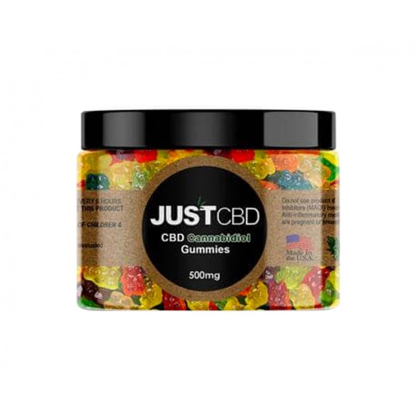 Just CBD, Gummies Sour Bears, 500mg
